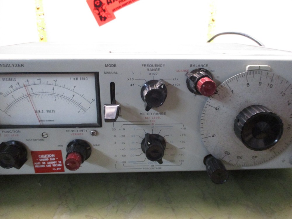 hewlett packard HP 334a audio THD distortion analyzer [5*O-8]