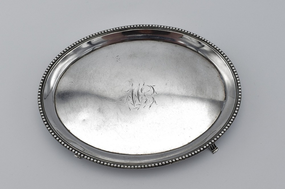 Hester Bateman Antique Solid Silver Teapot Stand Tray London 1788