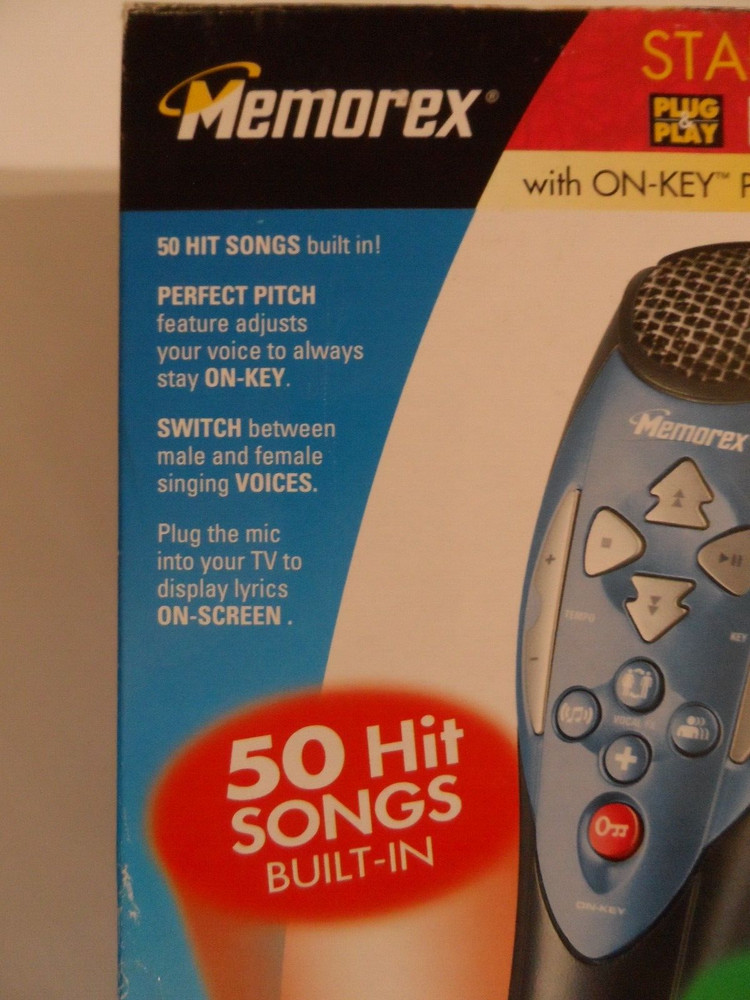 Memorex Star Singer Plug & Play Karaoke Microphone