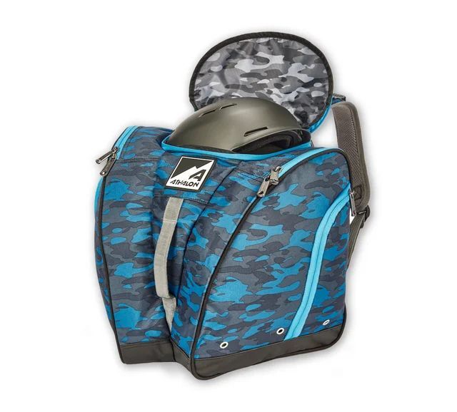 Athalon Alpine Jr. Boot Bag, Blue Camo