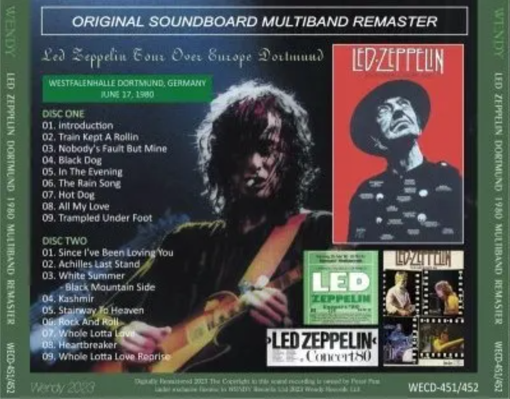 LED ZEPPELIN / 1980 DORTMUNT MULTIBAND REMASTER (2CD)