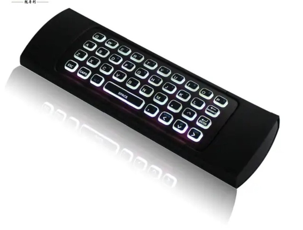 Backlit Wireless Keyboard 2.4G Air Mouse Keypad Remote Control Voice Control!!