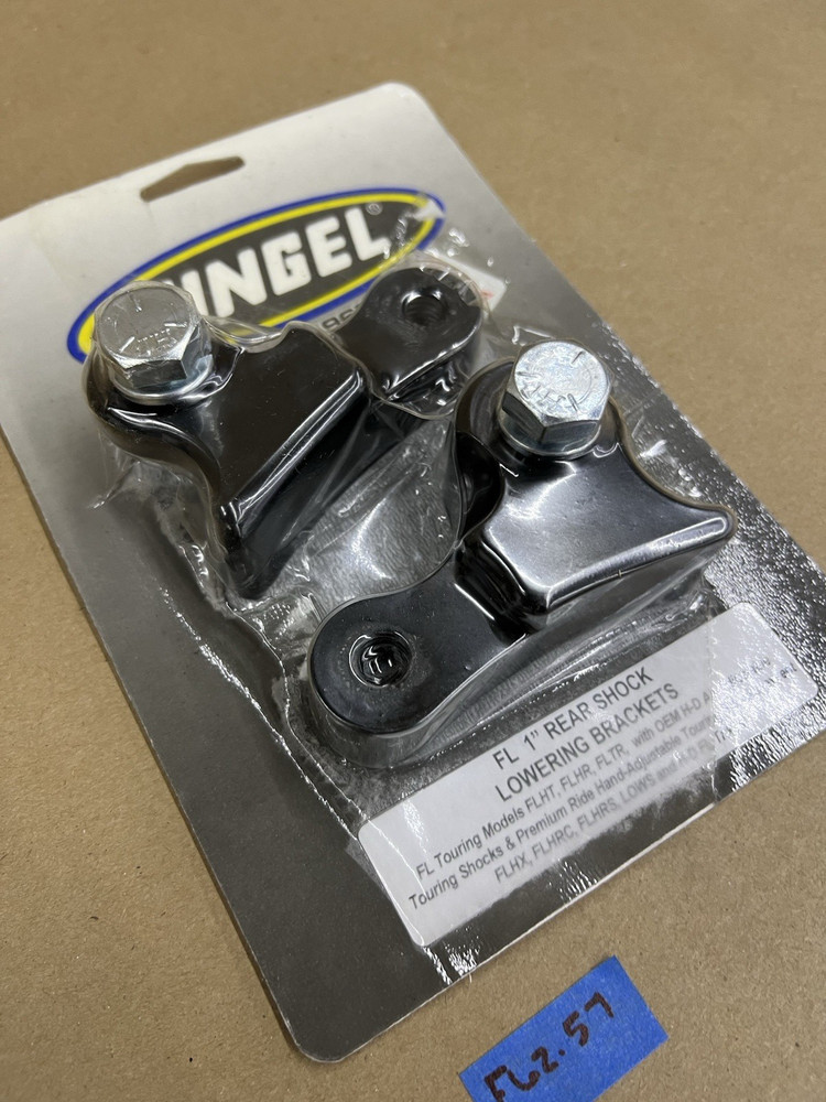 Pingel 1" Rear Shock Lowering Bracket Kit Harley 1304-0703
