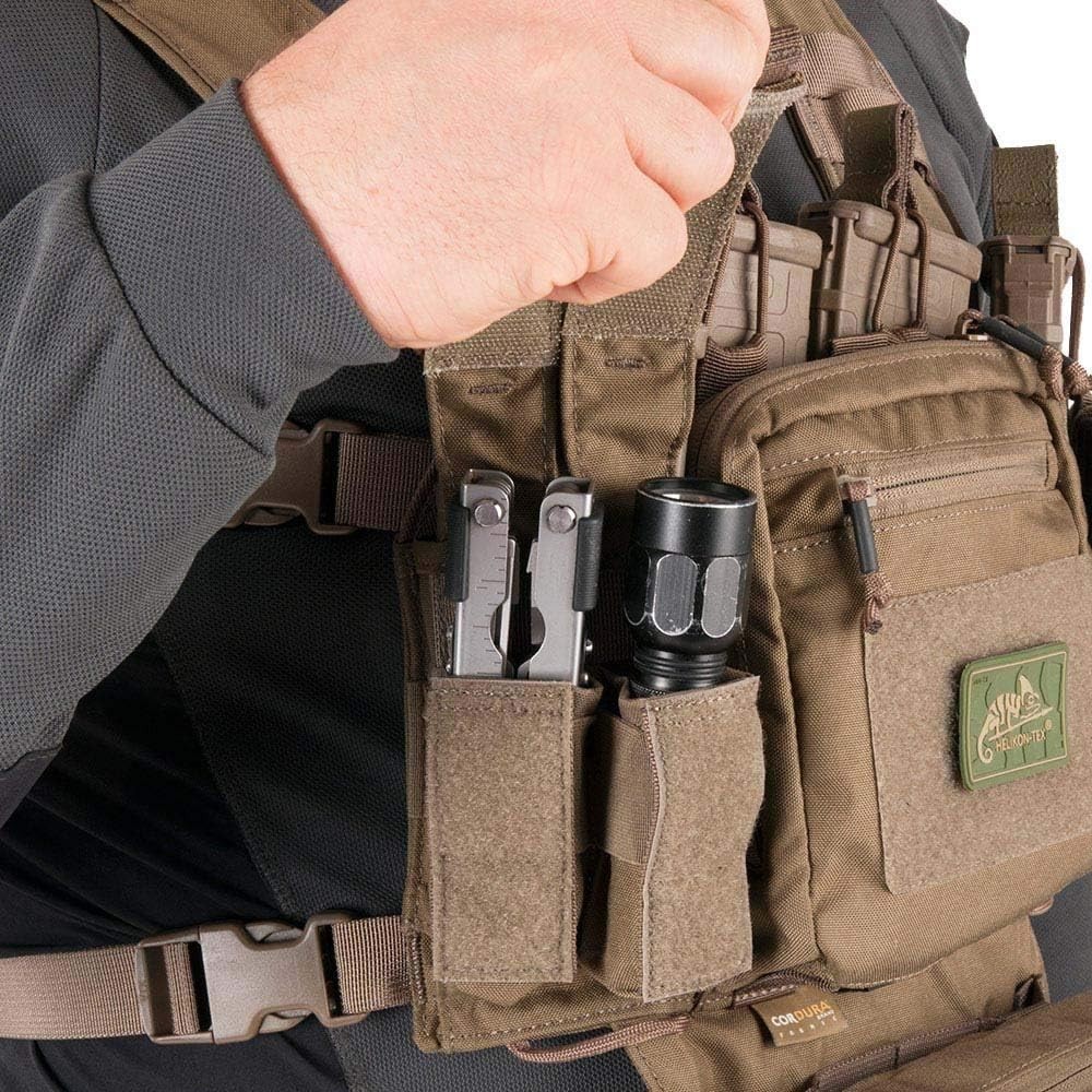 Shadow Grey MOLLE Tactical Chest Rig - Adjustable, Lightweight, and Functional