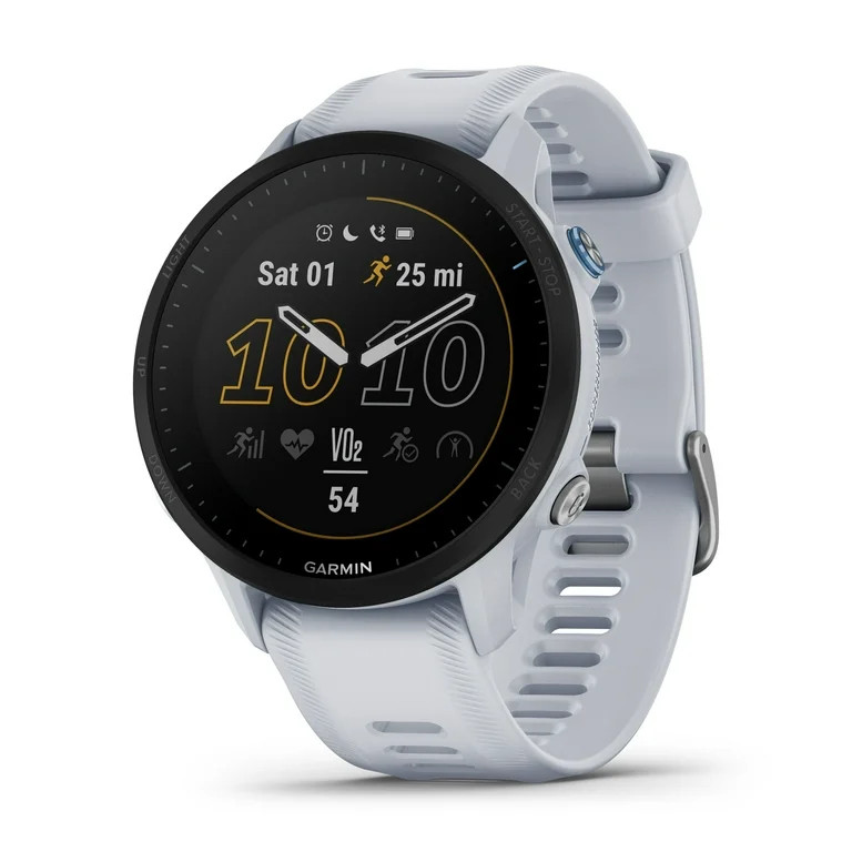 Garmin Forerunner 955 Solar Unisex Smartwatch - White