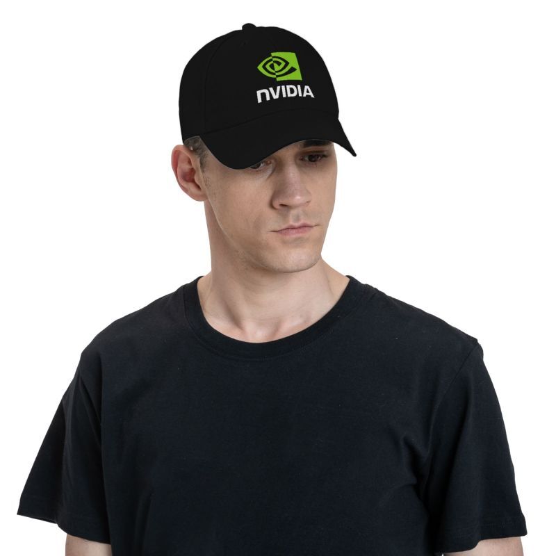 nvidia logo Denim Hat Adjustable Baseball Cap