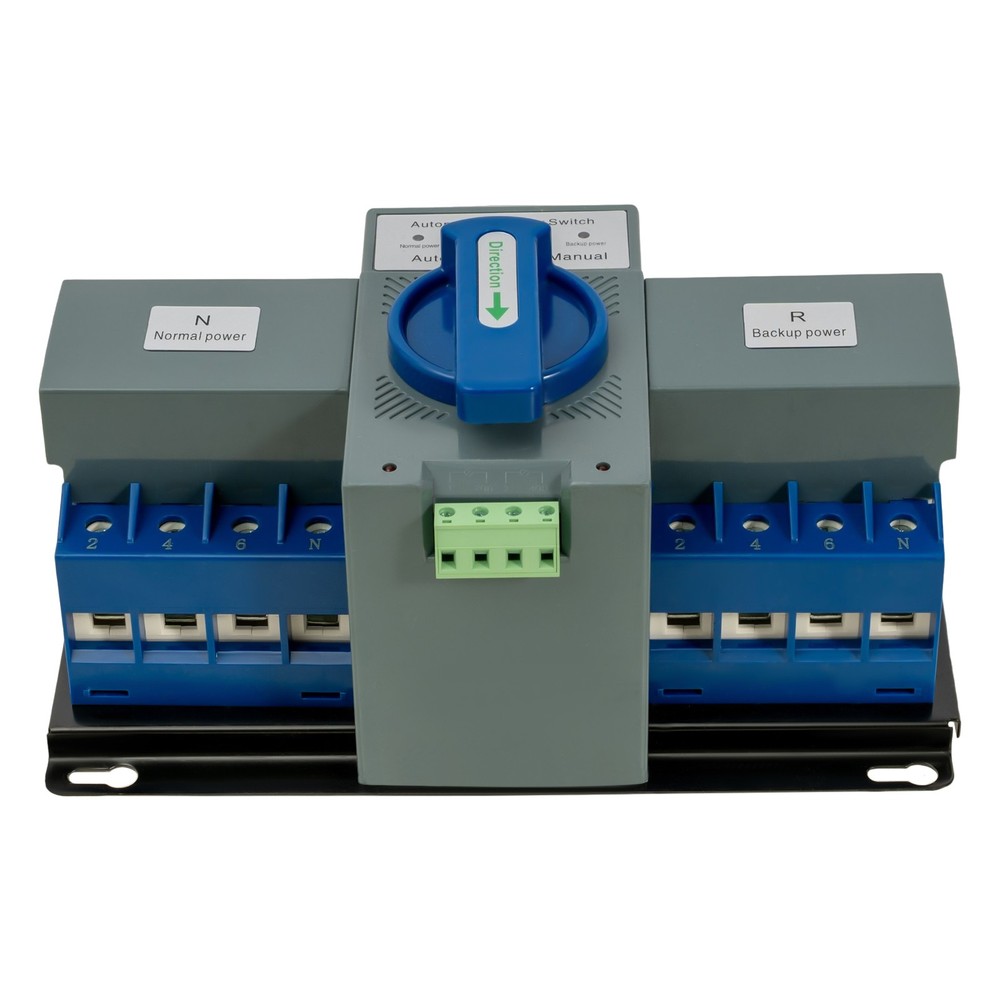 4P Dual Power Automatic Transfer Switch ATS CB level M6 Mini Change-over Switch