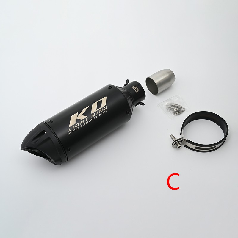 38-51mm Motorcycle Universal Exhaust Tips Muffler Tail Pipe Replace Rear Escape
