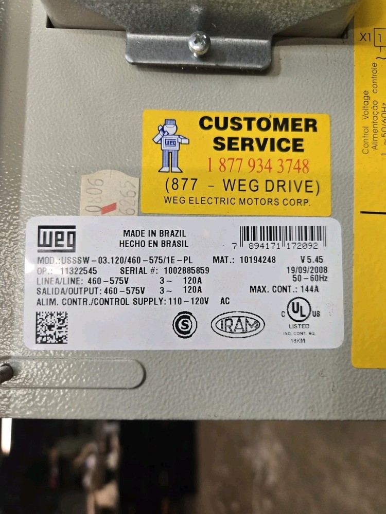 WEG SSW 03 Plus Soft Starter