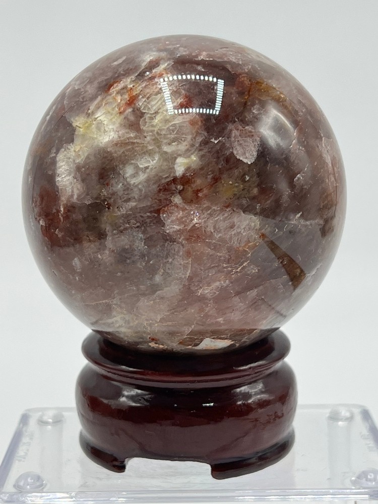 Fire Quartz with Blue Flash E