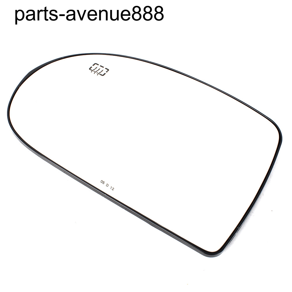 Mirror Glass For Jeep Compass 2007-2017 Left Side Heated w/ Backing Plate