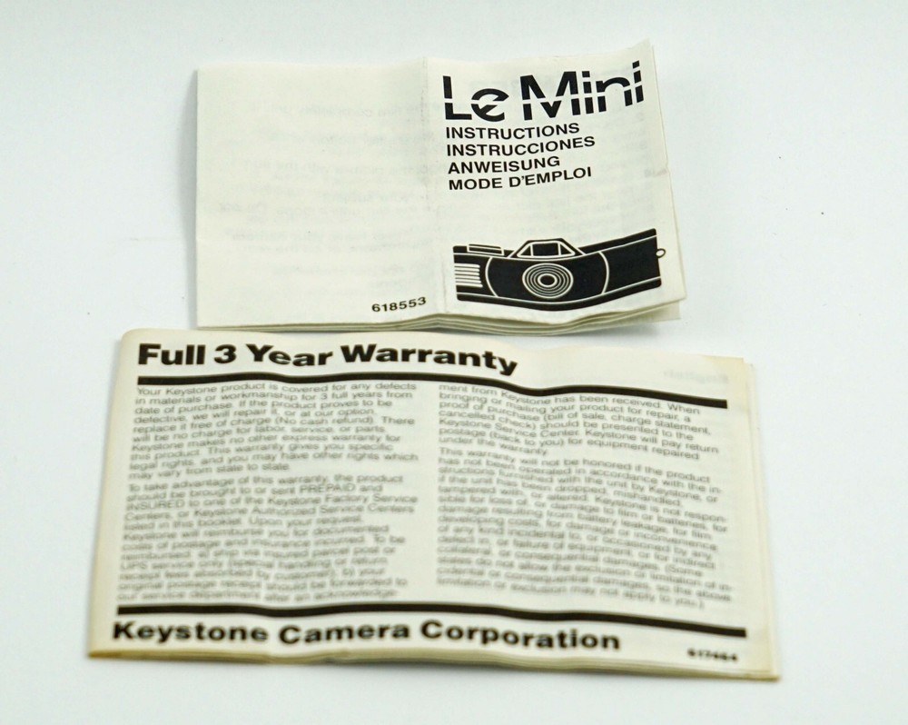 Le Mini by Le Clic 110 Camera