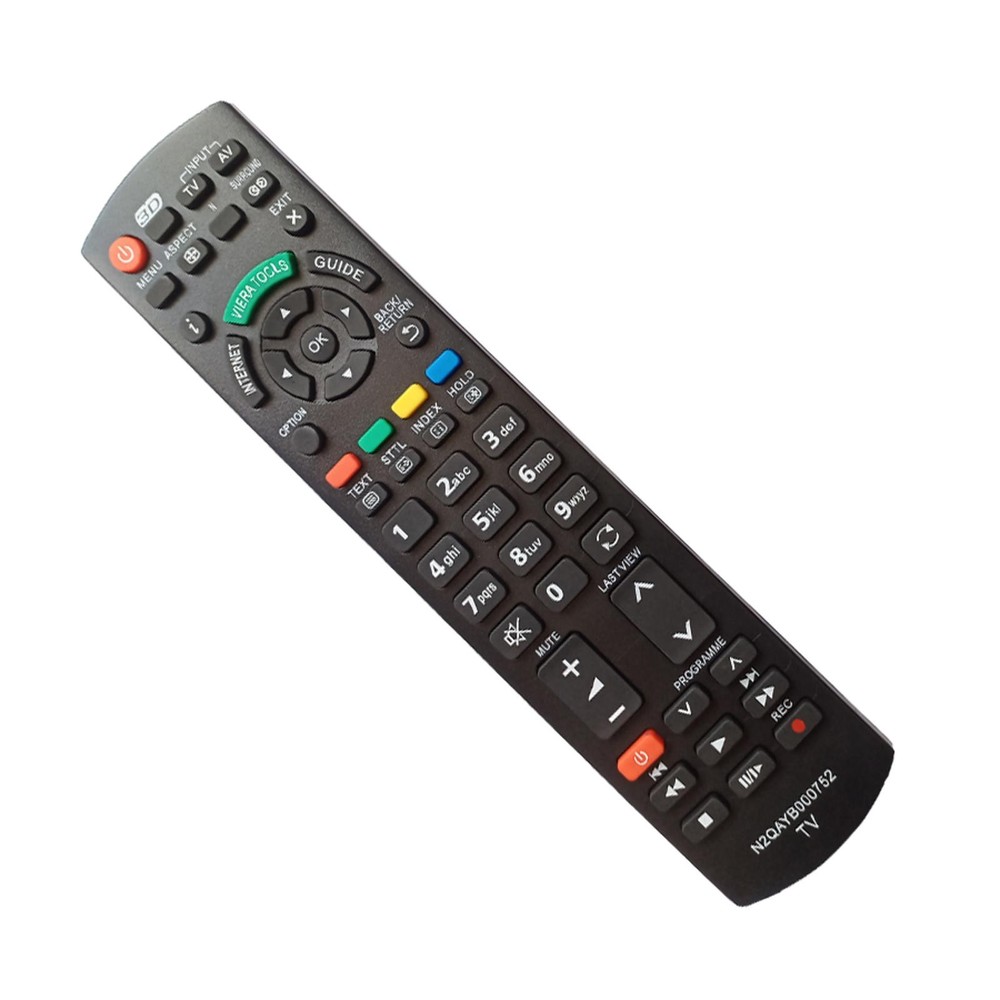 Low Power Consumption Black Remote Control For Panasonic Internet Smart TV