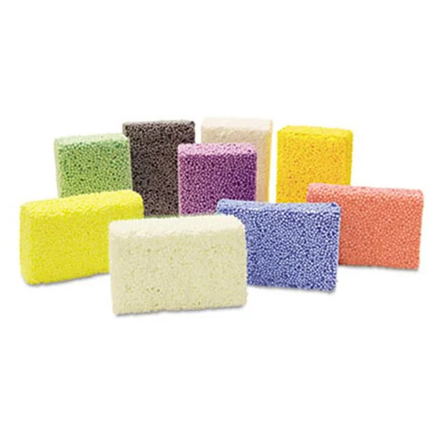 Chenille Kraft 9651 Squishy Foam Classpack- Assorted Colors- 36 Blocks