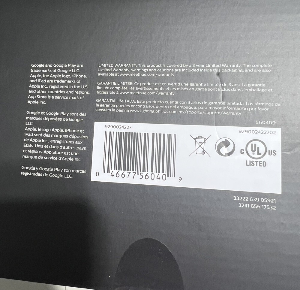 Philips Hue Play Gradient Lightstrip for 55" TVs MSRP $250