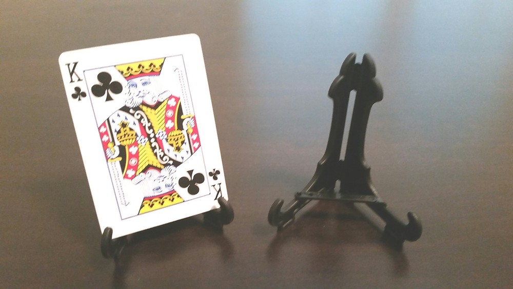 *20 Easel Type 3" Black Display Stand Game Cards Playing Cards