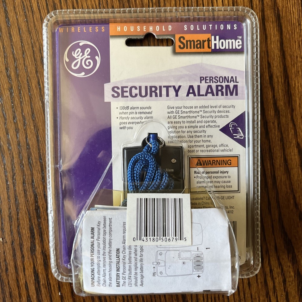 Personal Security Alarm GE NEW IN BOX Wireless Household Solutions