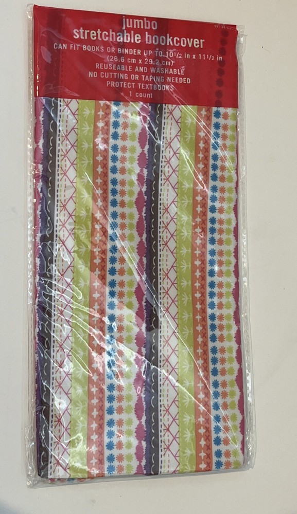 4 Target School Jumbo Stretchable Reusable Washable Text Book Binder Cover New