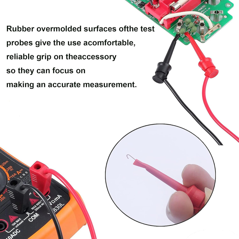 Multimeter Test Leads Set, Professional Leads Kit, Precision Sharp Probe Test Le