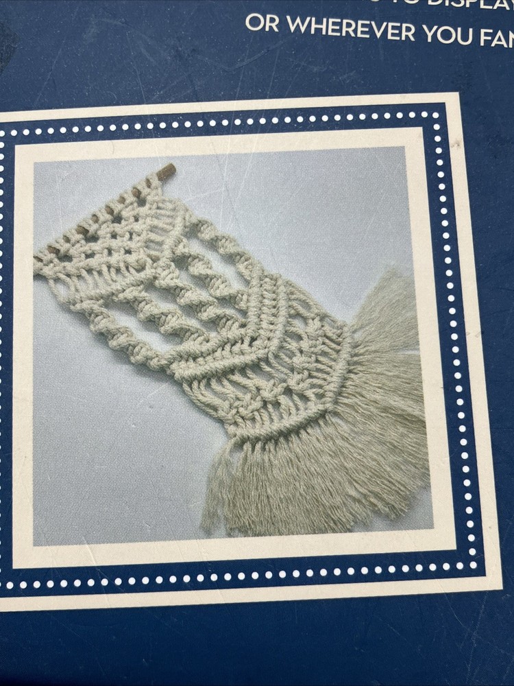 MACRAMÉ WALL HANGING CRAFT KIT BY PROFESSOR PUZZLE