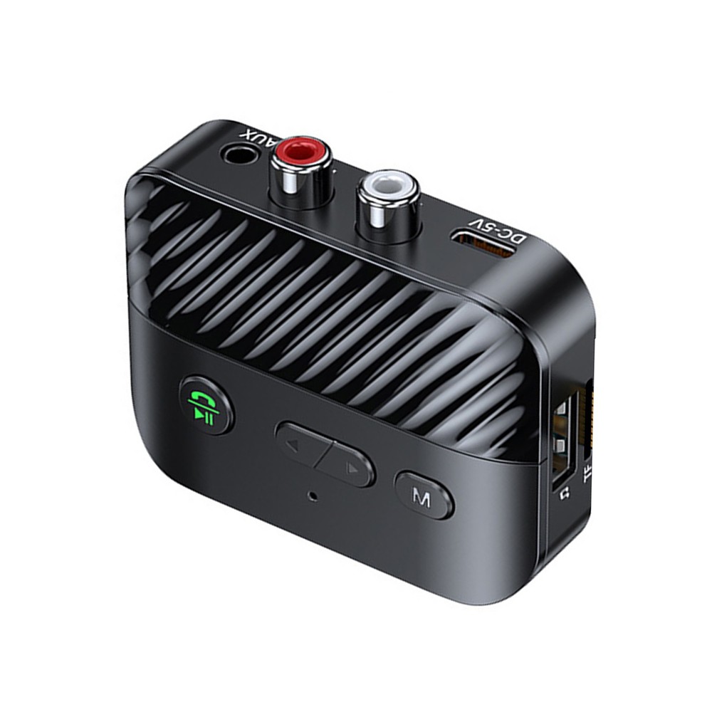 Portable Low Delay Bluetooth 5.3 Receiver Adapter Wireless Audio Receiver