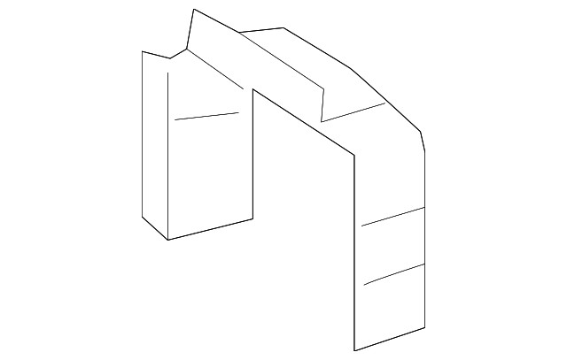 Passenger Side Front Compartment Inner Side Rail Front Reinforcement (84240690)