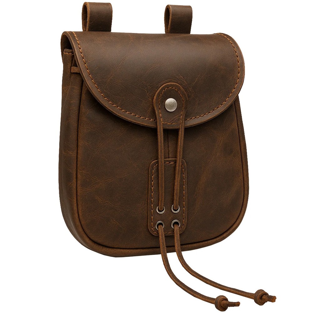 Muzzle-Loaders Leather Bush-Craft/Shooting Bag - MZ1203