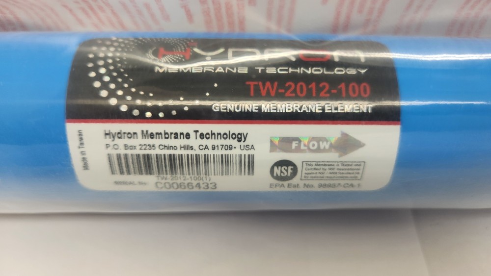 (1-Pk) Hydron 100 GPD Reverse Osmosis Membrane TW-2012-100