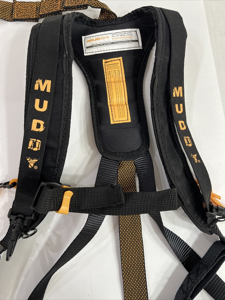 Muddy MSH400-L Black Safeguard Harness - Size Large