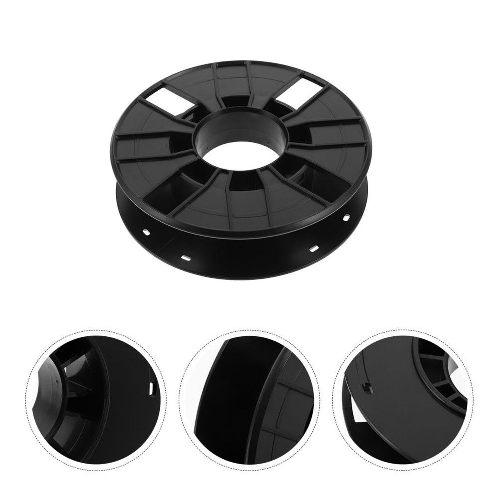 4 Pcs Printing Supplies Storage Extension Cord Roller Empty Cable Reel