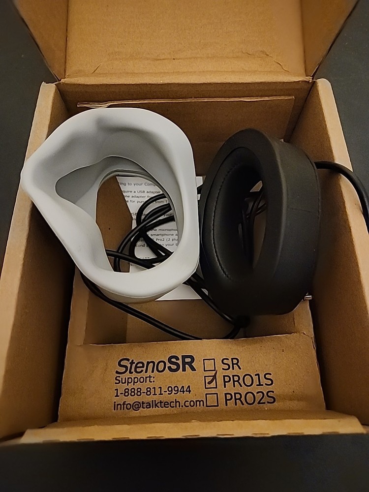 Steno SR Pro-1 Pocket Sized Sound Booth Privately use Speech Technology