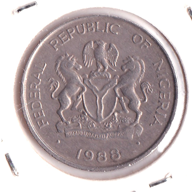 Nigeria - 10 Kobo 1988