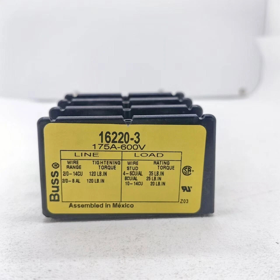 FOR BUSSMANN 16220-3 Fuse Base Terminal Block