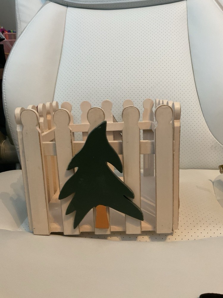 Christmas Basket Wooden