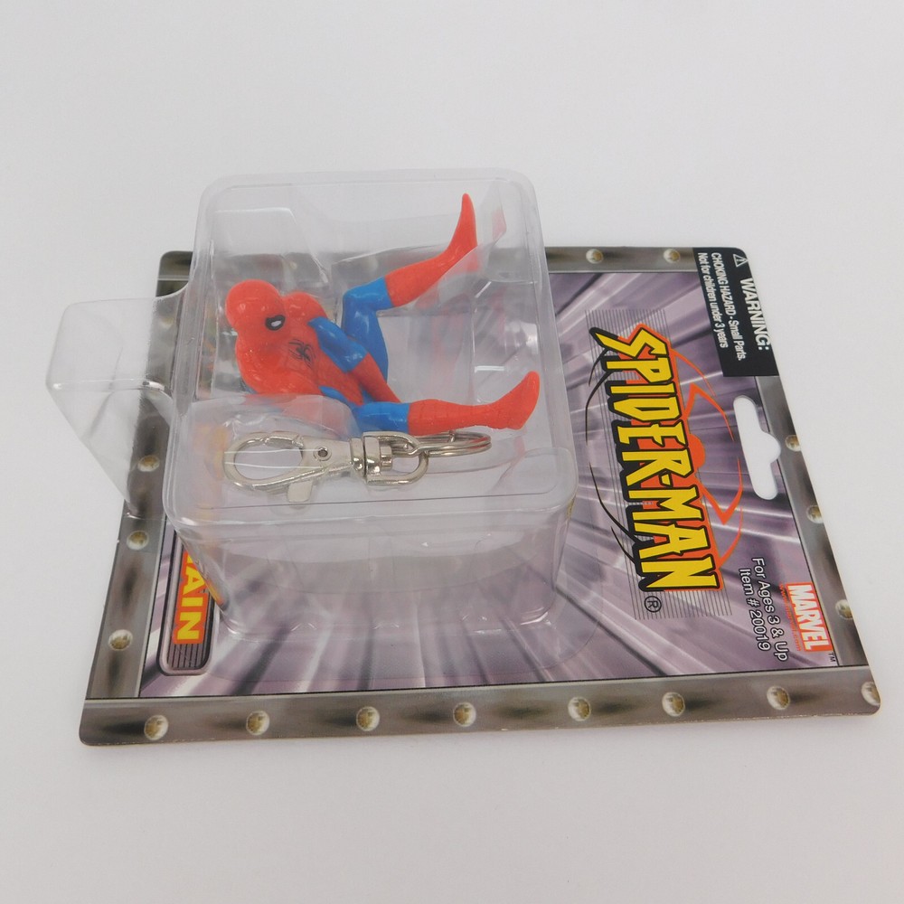 2002 Marvel Spider-Man Keychain / Keyring Web Climber Playfully yours Sealed