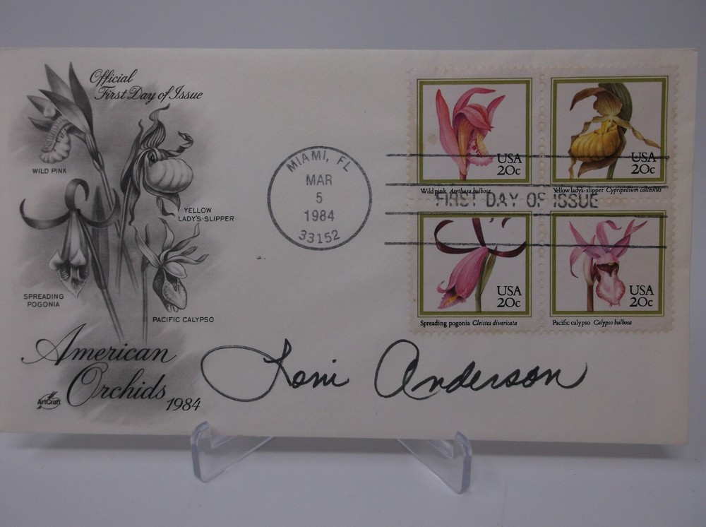 LONI ANDERSON Autographed First Day Issue Envelope JSA COA