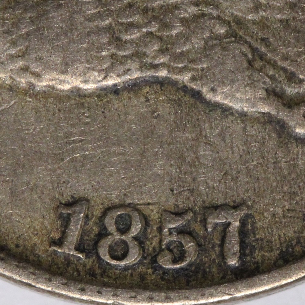 1857 Flying Eagle Cent Penny XF E141 AJFK