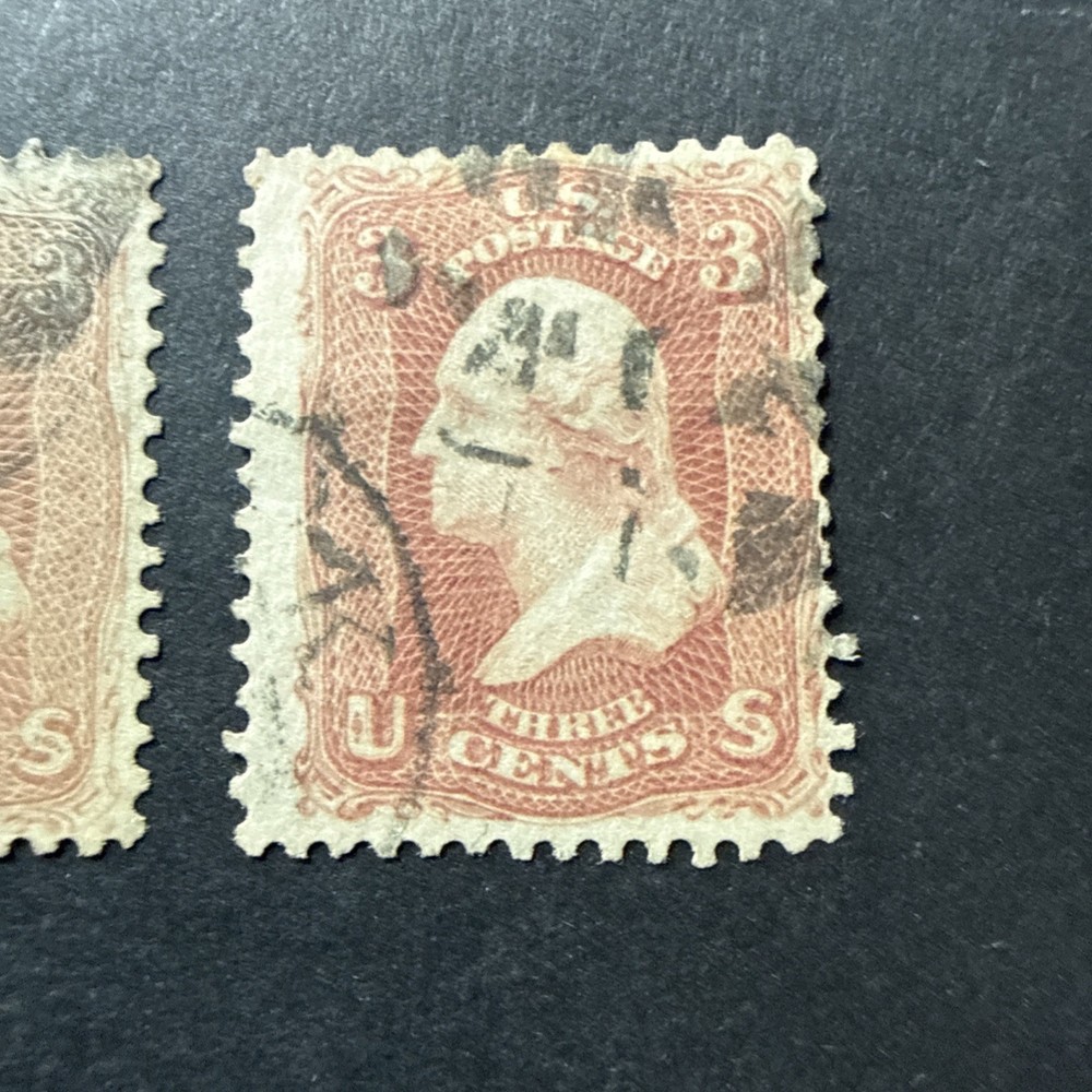 US Scott #64(filler) And #65 X 2