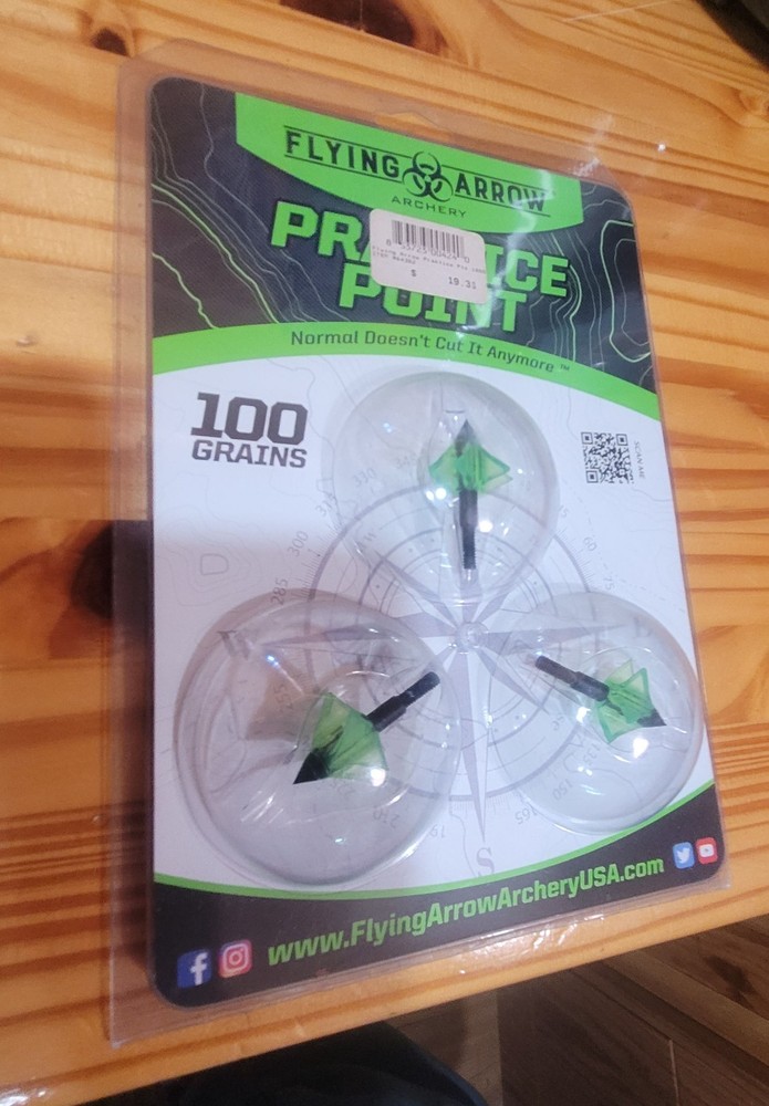Flying Arrow Practice Points, 100gr, PP-100, New