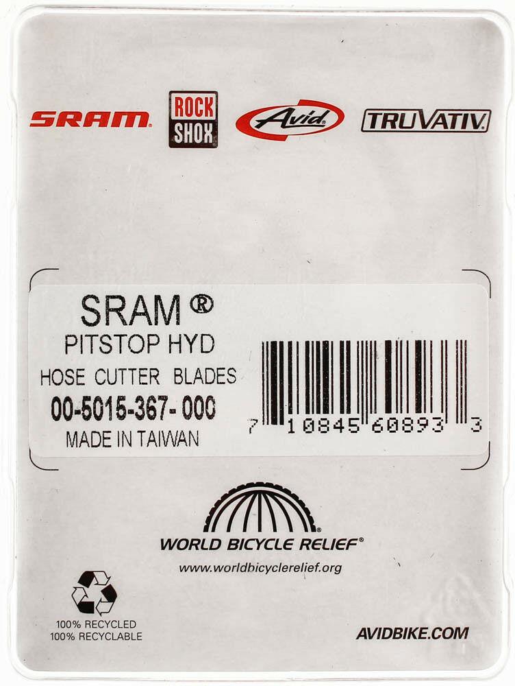 AVID / SRAM PITSTOP HYD Hydraulic Hose Cutter Replacement Blades 3-Count NEW