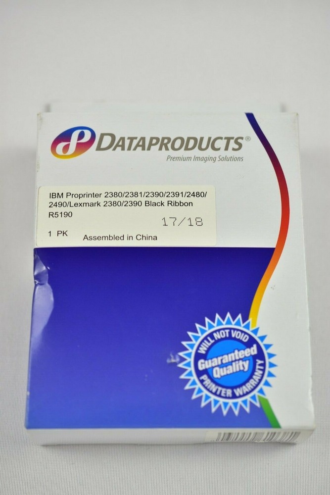 Dataproducts R5190  Nylon Ribbon with Re-Inker Black