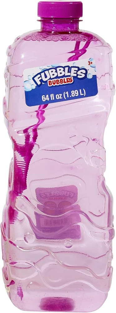 Fubbles Jumbo 64oz Bubble Solution | Safe, Long Lasting Fun for Outdoor Play