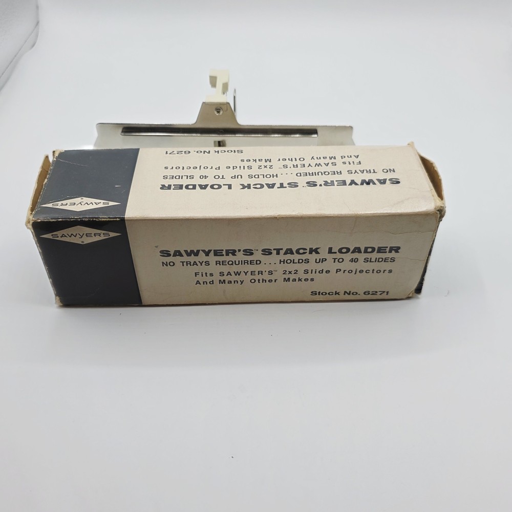Vintage Sawyers STACK LOADER 6271 for 2x2 Slide Projectors with Original Box