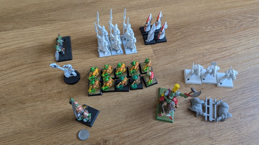 Games Workshop Warhammer Fantasy Mixture Of Old Models