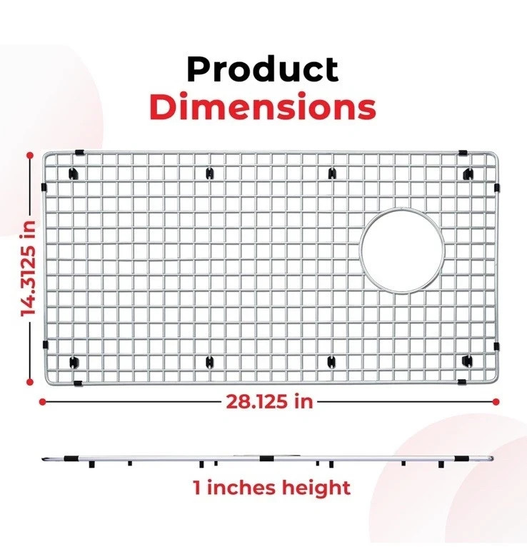 For Blanco 221010 Kitchen Sink Grid ,Stainless Steel