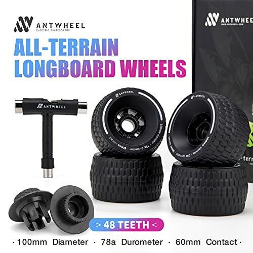 All-Terrain Longboard 100mm 78A Wheels high Rebound Urethane Wheels