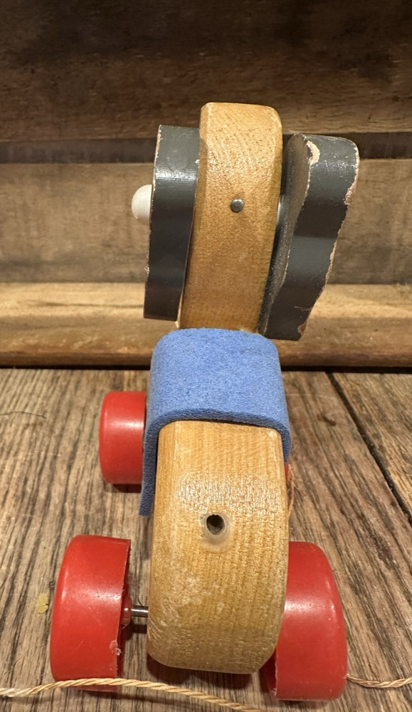 Vintage Wooden Elephant Pull Toy