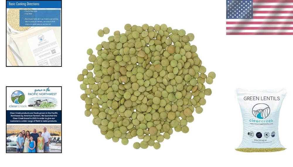 Bulk Green Lentils - & Non-GMO Verified