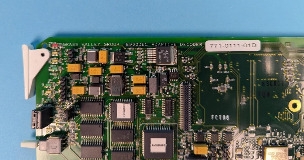 GRASS VALLEY 8960DEC ADAPTIVE DECODER CARD: ntsc/pal to sdi |010-9010872