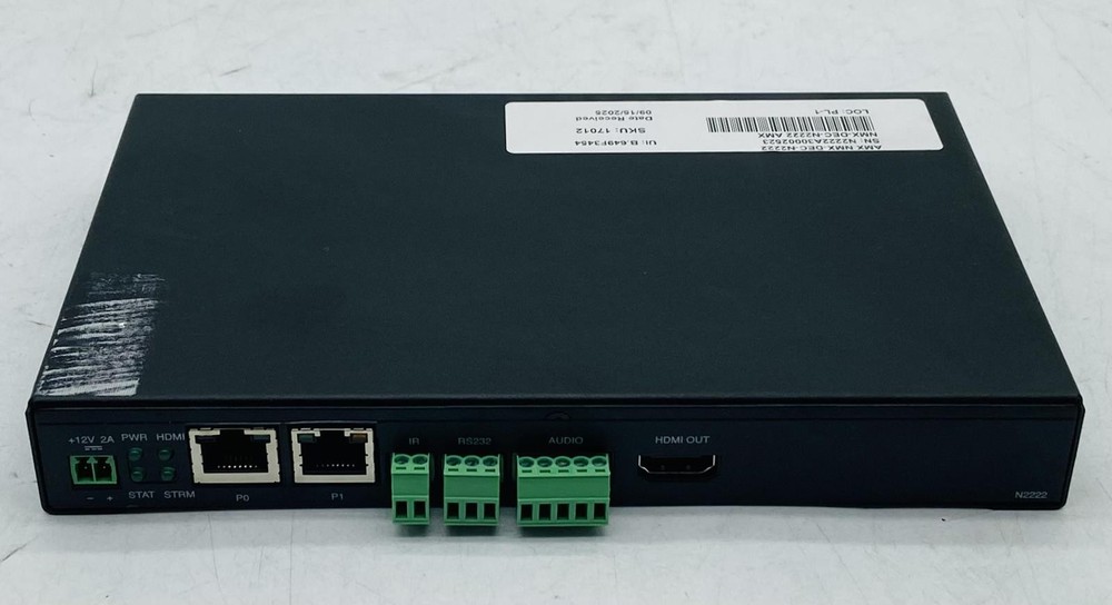 AMX N2222 NMX-DEC-N2222 SVSI DECODER